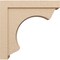 Ekena Millwork 7"W x 28"D x 28"H Thin Emerson Rough Cedar Woodgrain TimberThane Corbel, Primed Tan CORUR07X28X28EMRRCPR - alternate 6